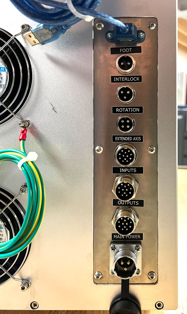 Macchina per incisione laser a fibra su metallo - Compatta Industriale posteriore modulare