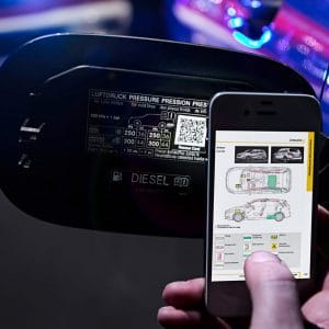 Codice QR di tracciabilità del prodotto per l'industria automobilistica