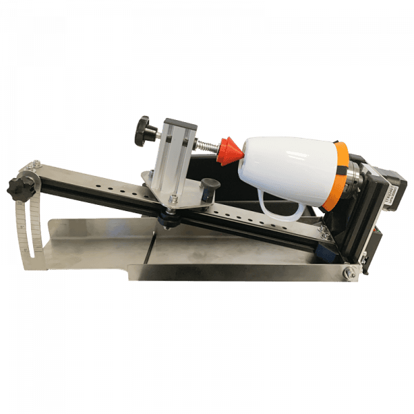 Incisione laser ad angolo di oggetti rotondi, cilindrici e conici - macchina laser a modulo rotante